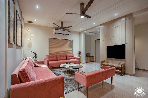 3 Storey Bungalow Decor by PSD Interior Designer in Vadodara