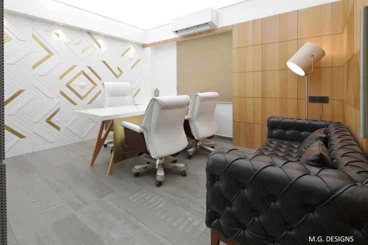 Accent wall in commercial office
